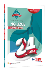 Sınav Yayınları 8. Sınıf LGS İngilizce 24 Adımda Özel Konu Anlatımlı Soru Bankası