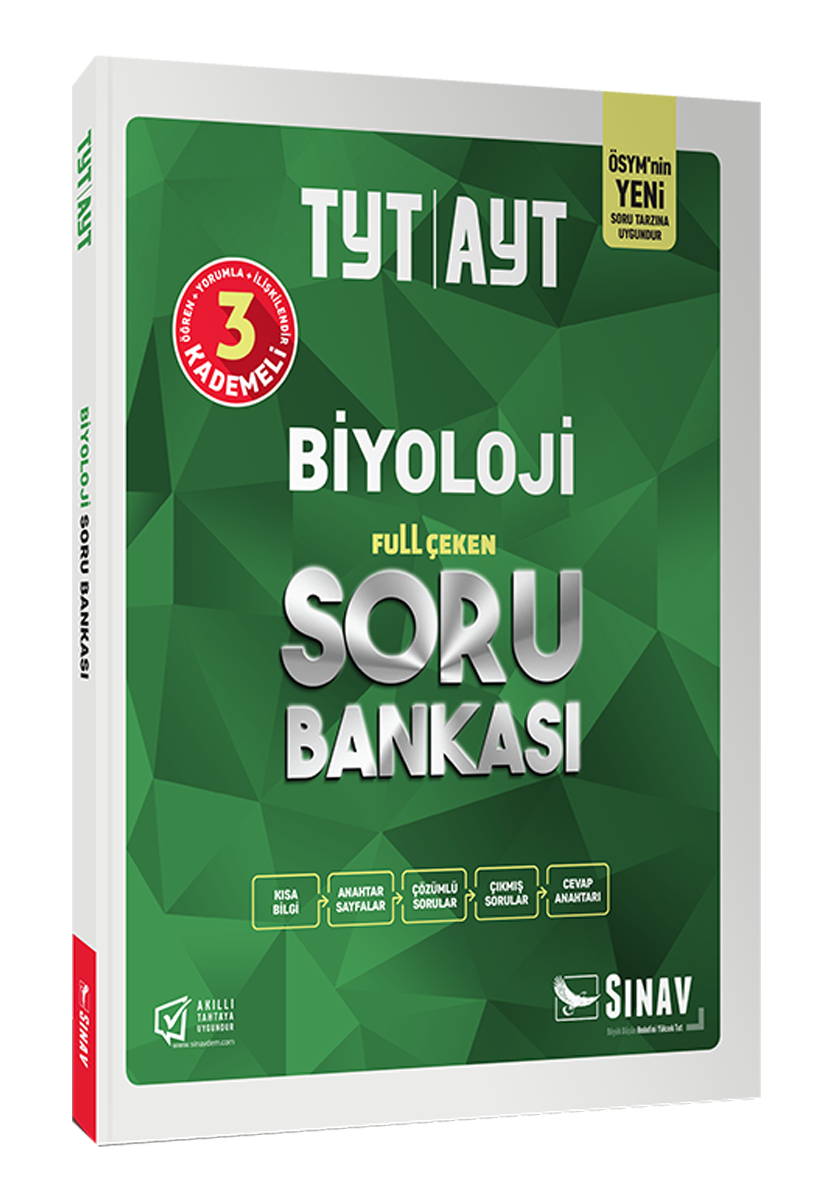 TYT - AYT Biyoloji Full Çeken Soru Bankası