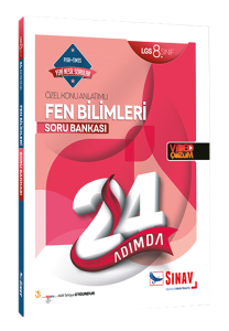 Sınav Yayınları 8. Sınıf LGS Fen Bilimleri 24 Adımda Özel Konu Anlatımlı Soru Bankası